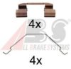 OJD 1091292 Accessory Kit, disc brake pads